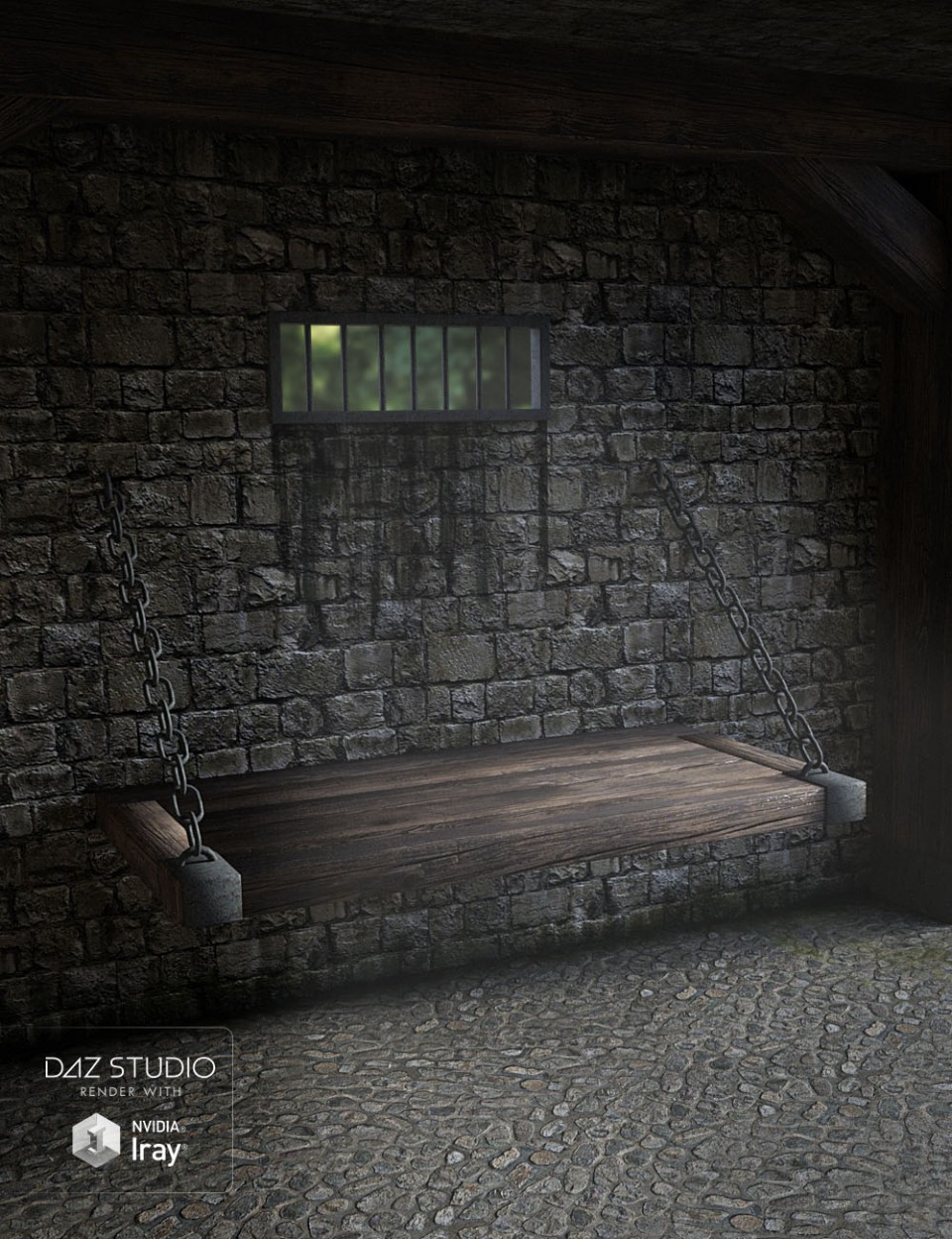 Medieval Prison Room_DAZ3D下载站