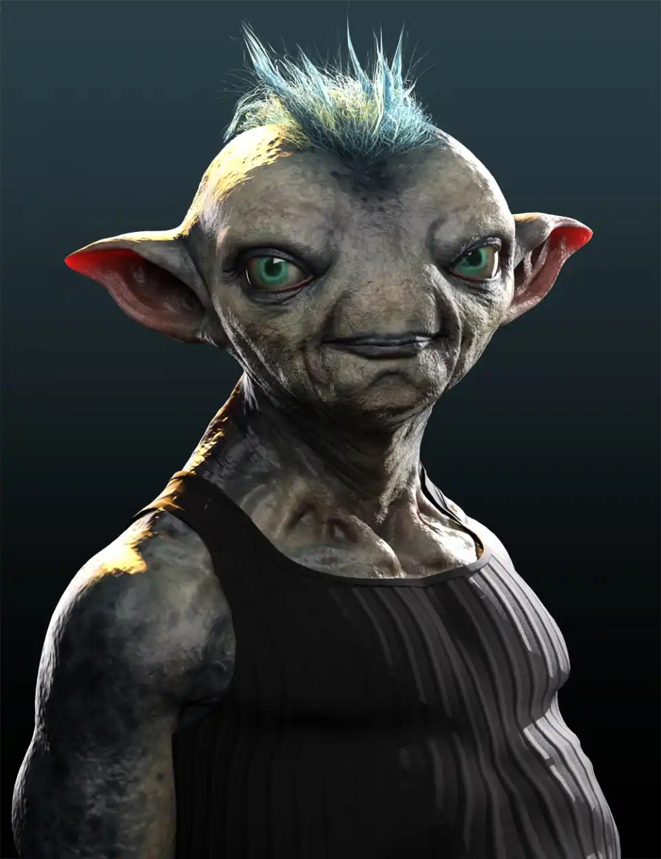 Mervin the Alien HD for Genesis 8 Male_DAZ3D下载站