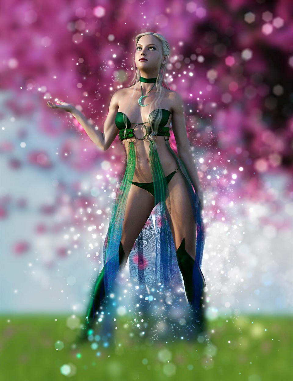 Moonbeam Outfit for Genesis 8 Female(s)_DAZ3D下载站