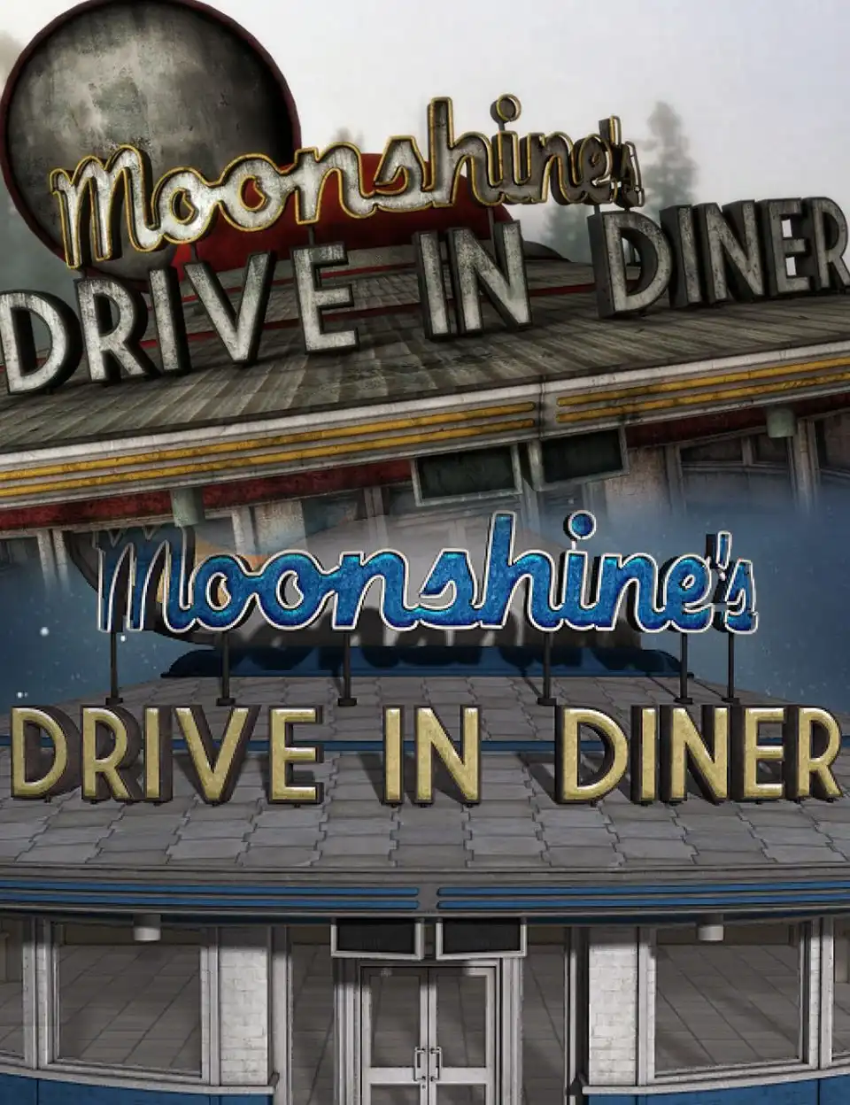 Moonshine Diner Exterior Texture Bundle_DAZ3D下载站