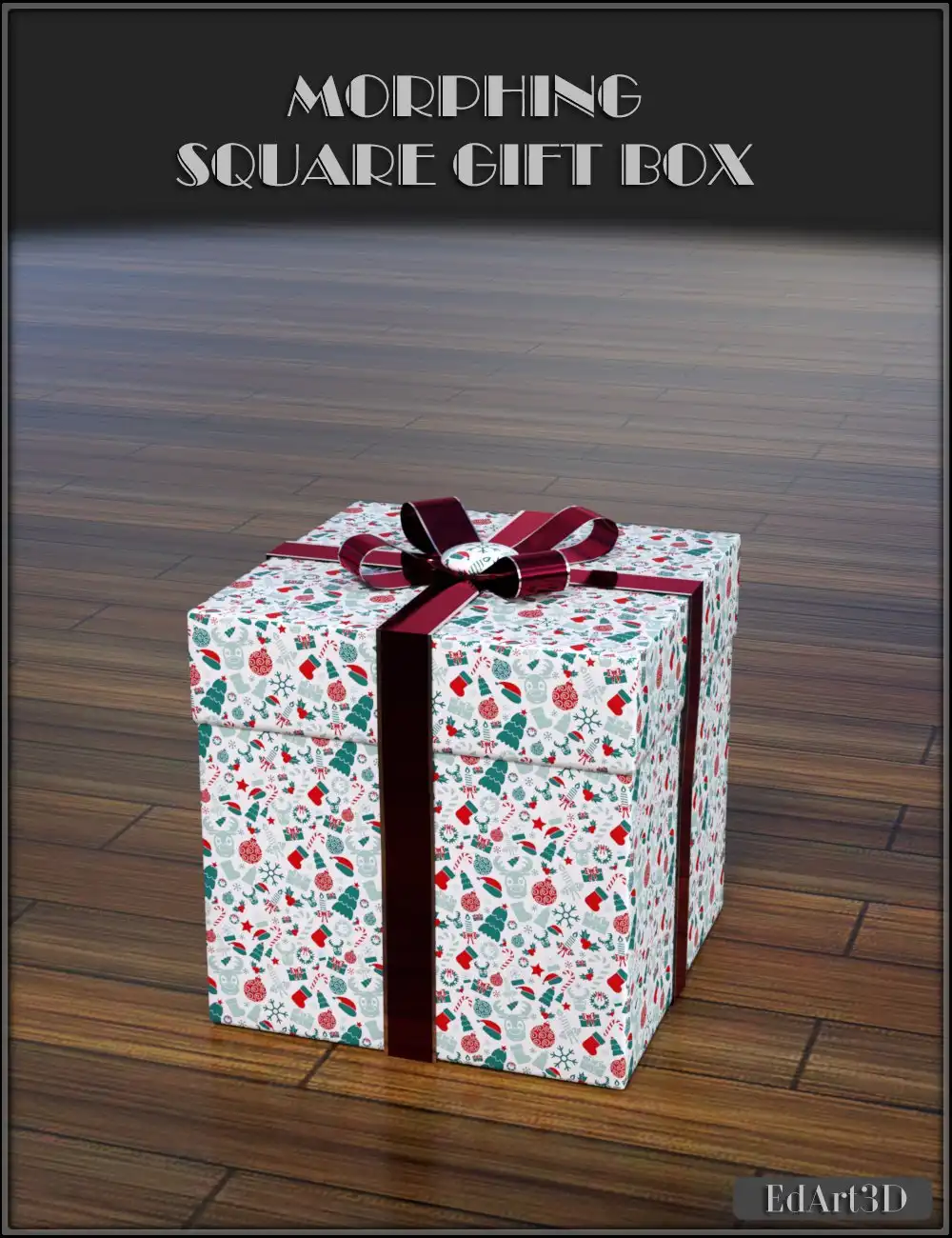 Morphing Square Gift Box_DAZ3DDL