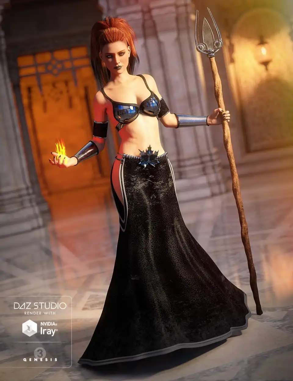 Mystical Mage for Genesis 3 Female(s)_DAZ3D下载站
