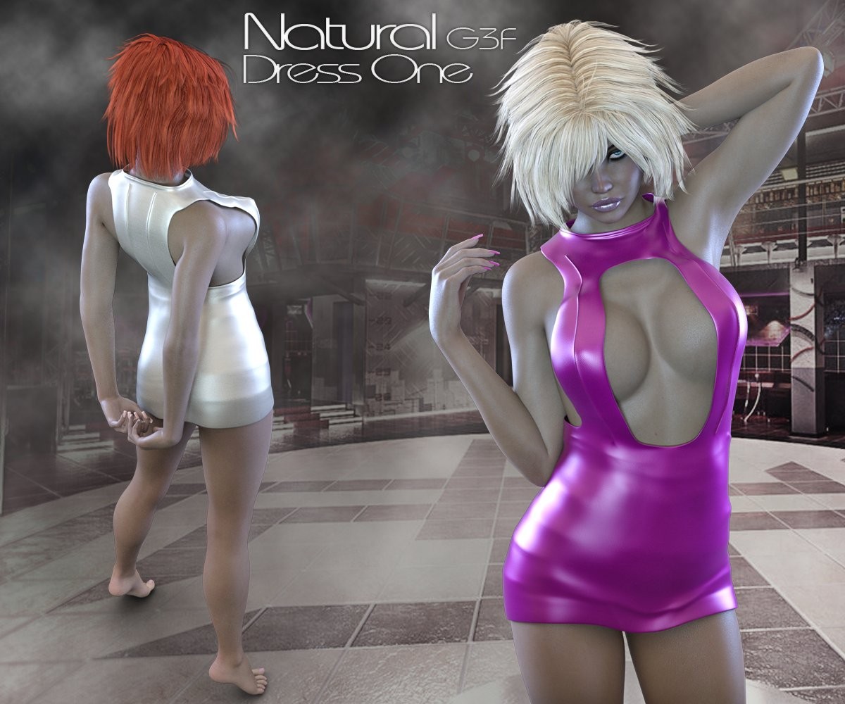 Natural Dress One G3F_DAZ3D下载站
