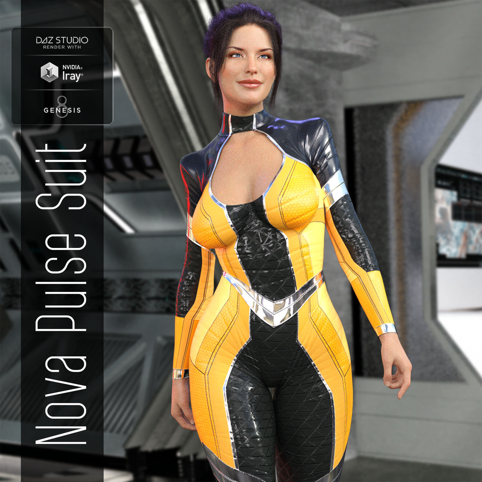 Nova Pulse Outfit for G8F_DAZ3DDL