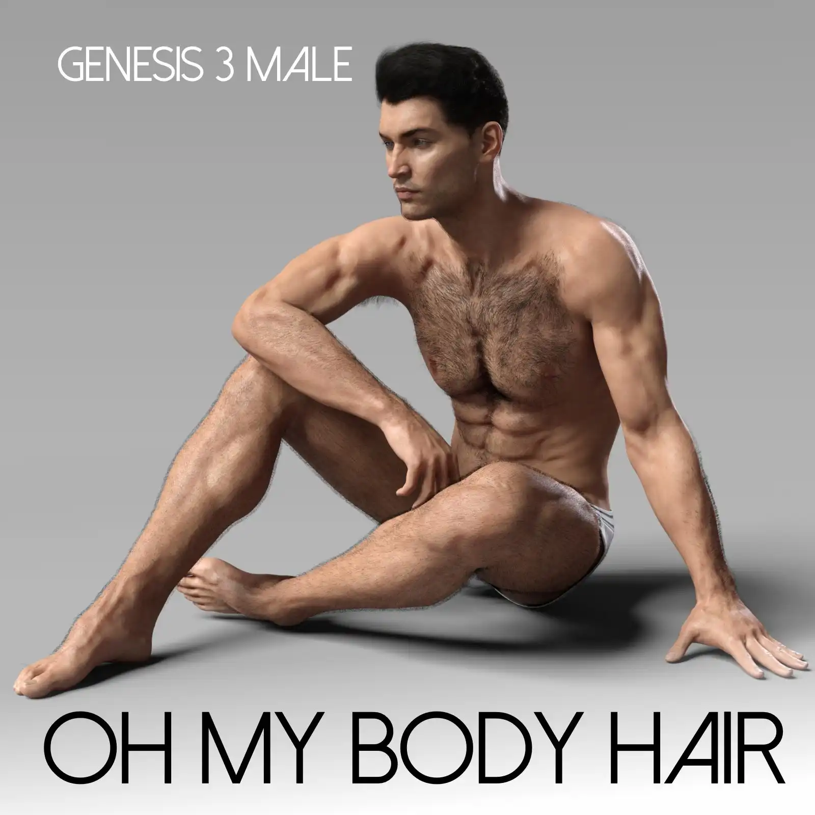 Oh My Body Hair for Genesis 3 Male_DAZ3D下载站