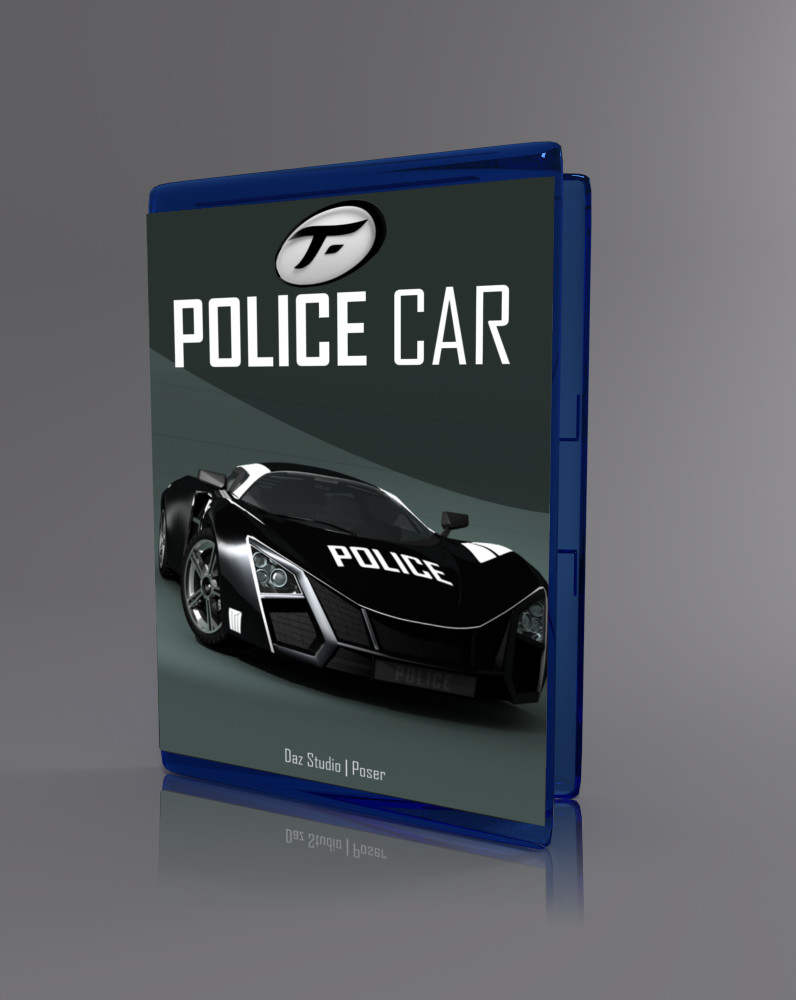 Police Car_DAZ3D下载站