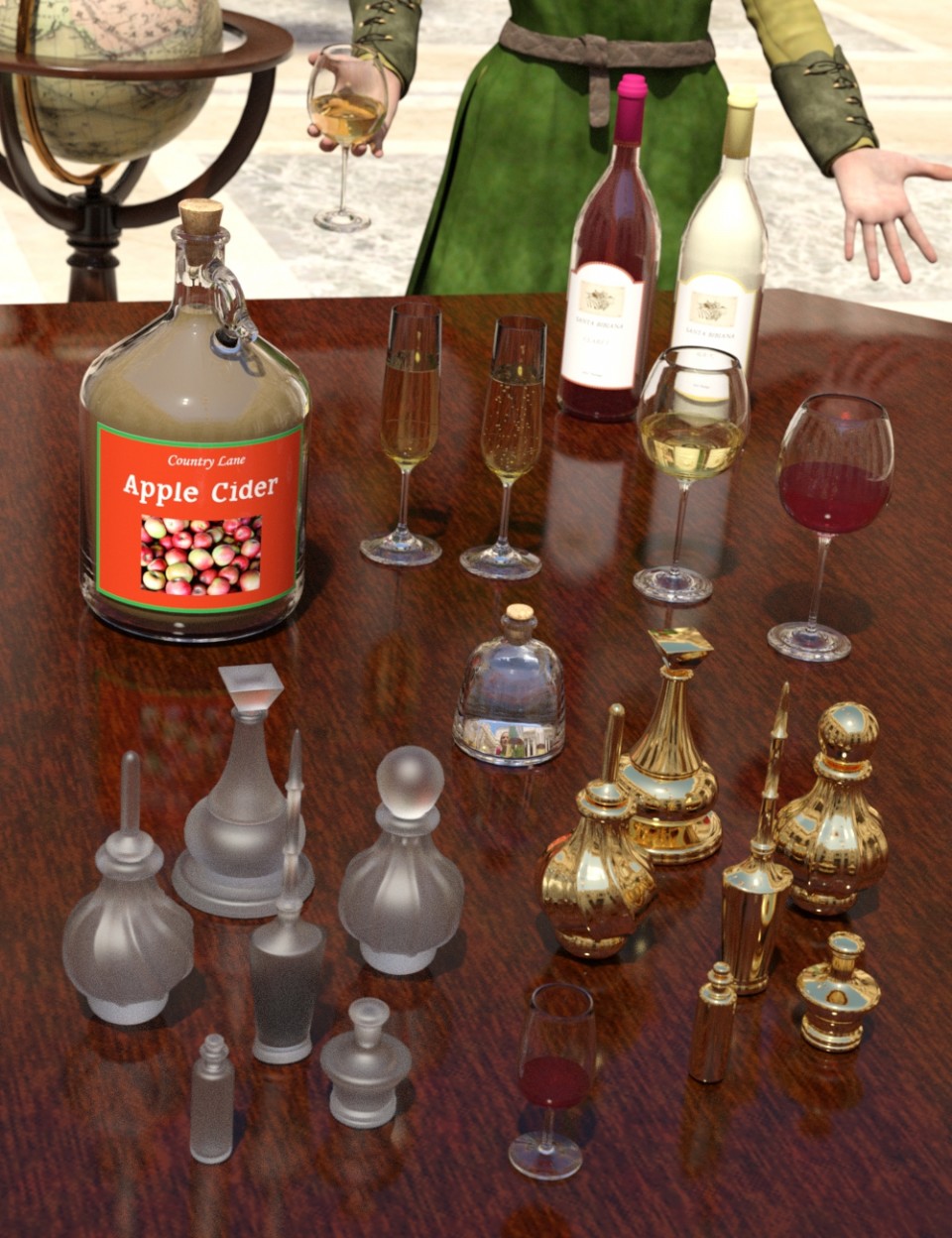 Potions and Bottles_DAZ3D下载站