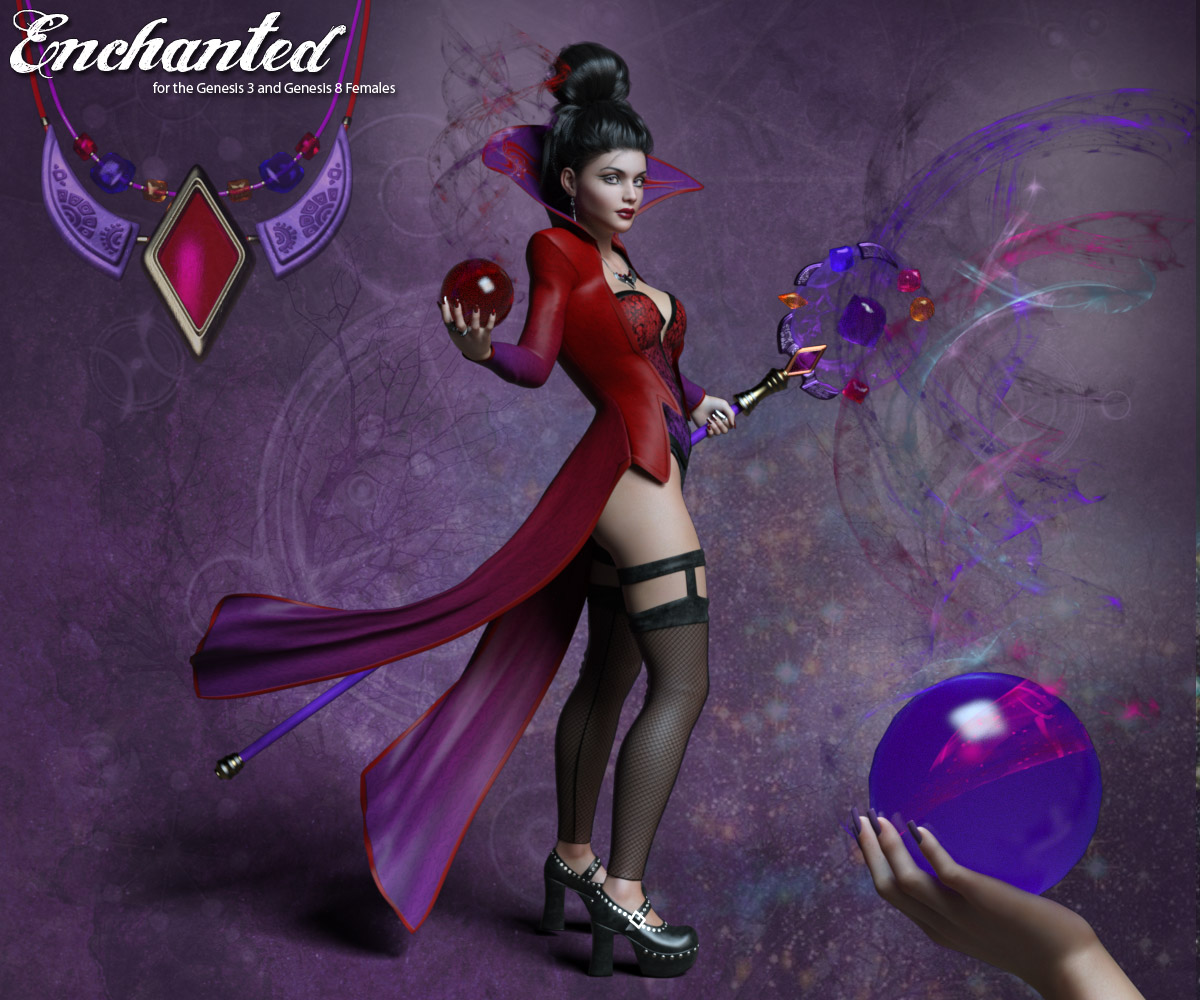 RP Enchanted for G3 and G8 Females_DAZ3D下载站