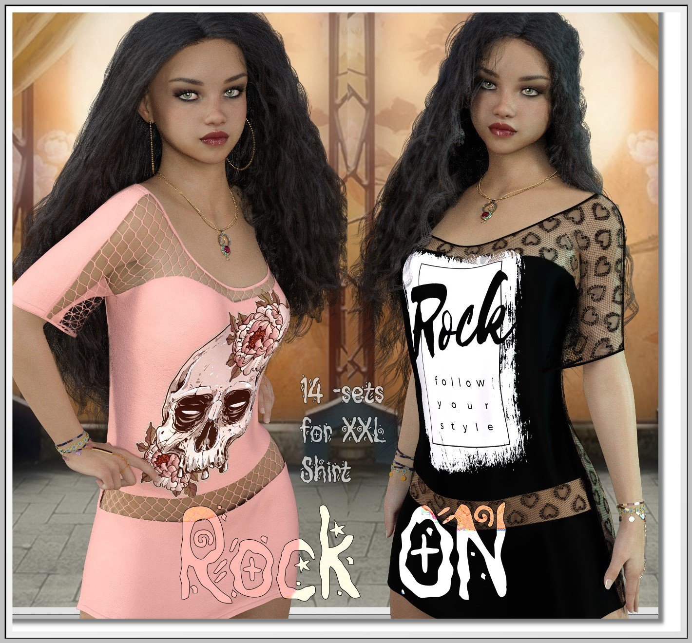 Rock ON- XXL-Shirt_DAZ3DDL