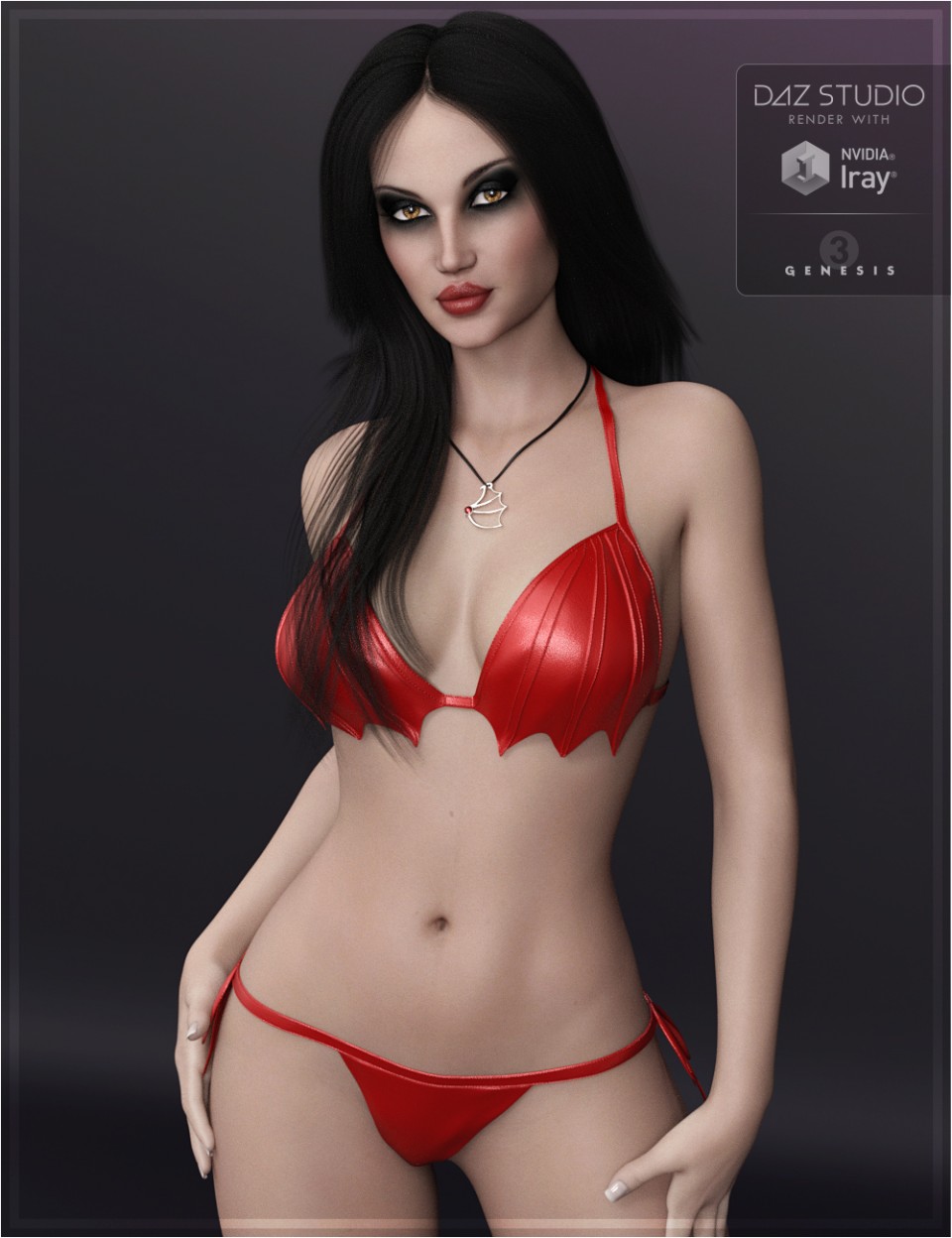 Roesia for Lilith 7 & Batkini Outfit_DAZ3D下载站
