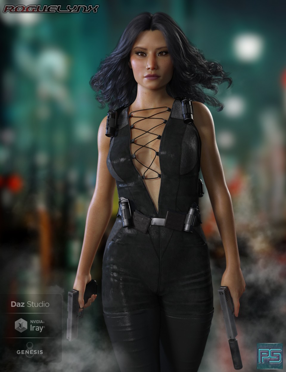 Rogue Lynx Outfit for Genesis 8 Female(s)_DAZ3D下载站