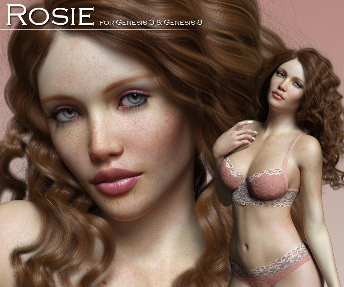 Rosie for the G3 and G8 Females_DAZ3D下载站