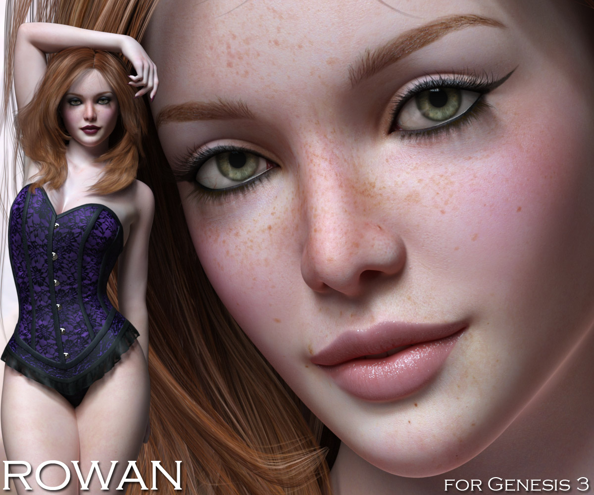 Rowan for Genesis 3 Female_DAZ3D下载站