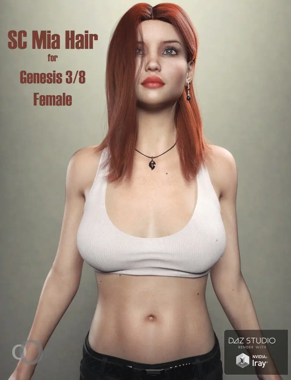 SC Mia Hair for Genesis 3 and 8 Female_DAZ3D下载站