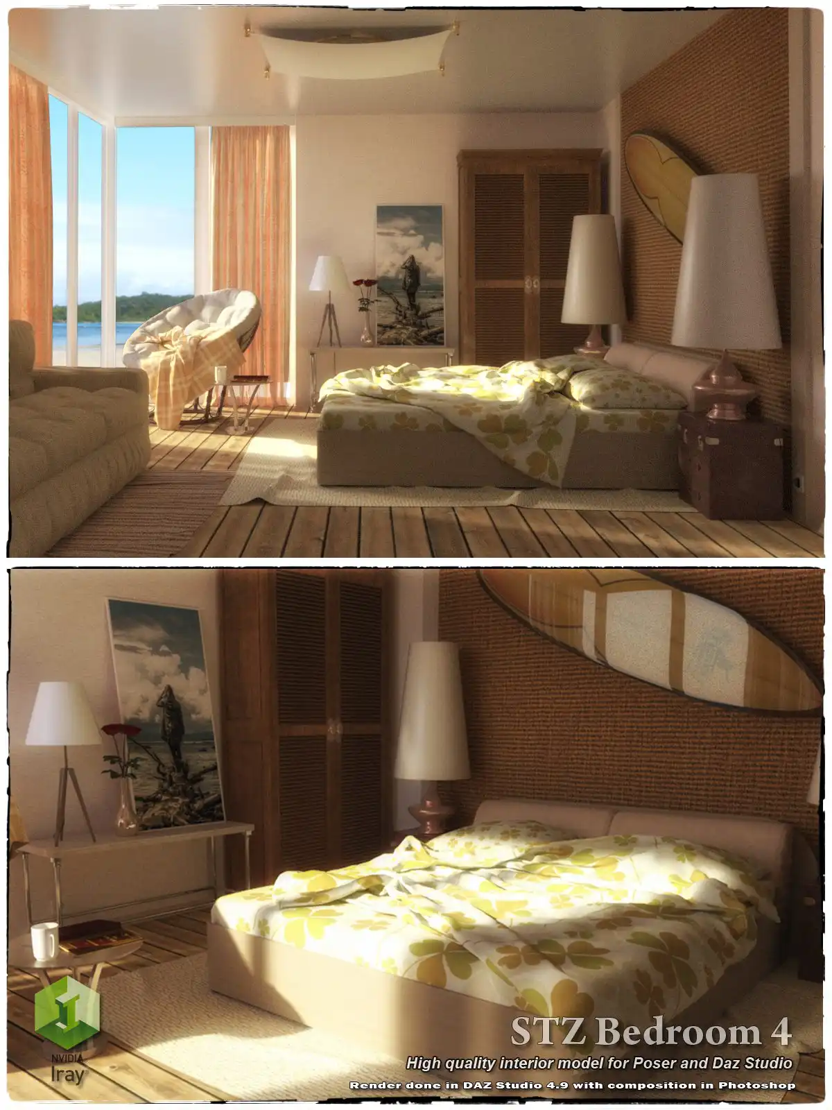 STZ Bedroom 4_DAZ3D下载站