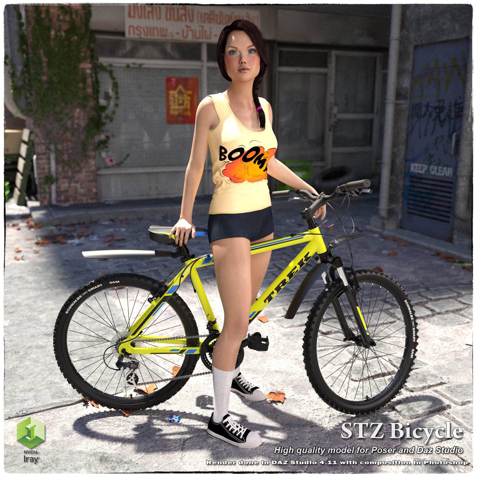 STZ Bicycle_DAZ3D下载站