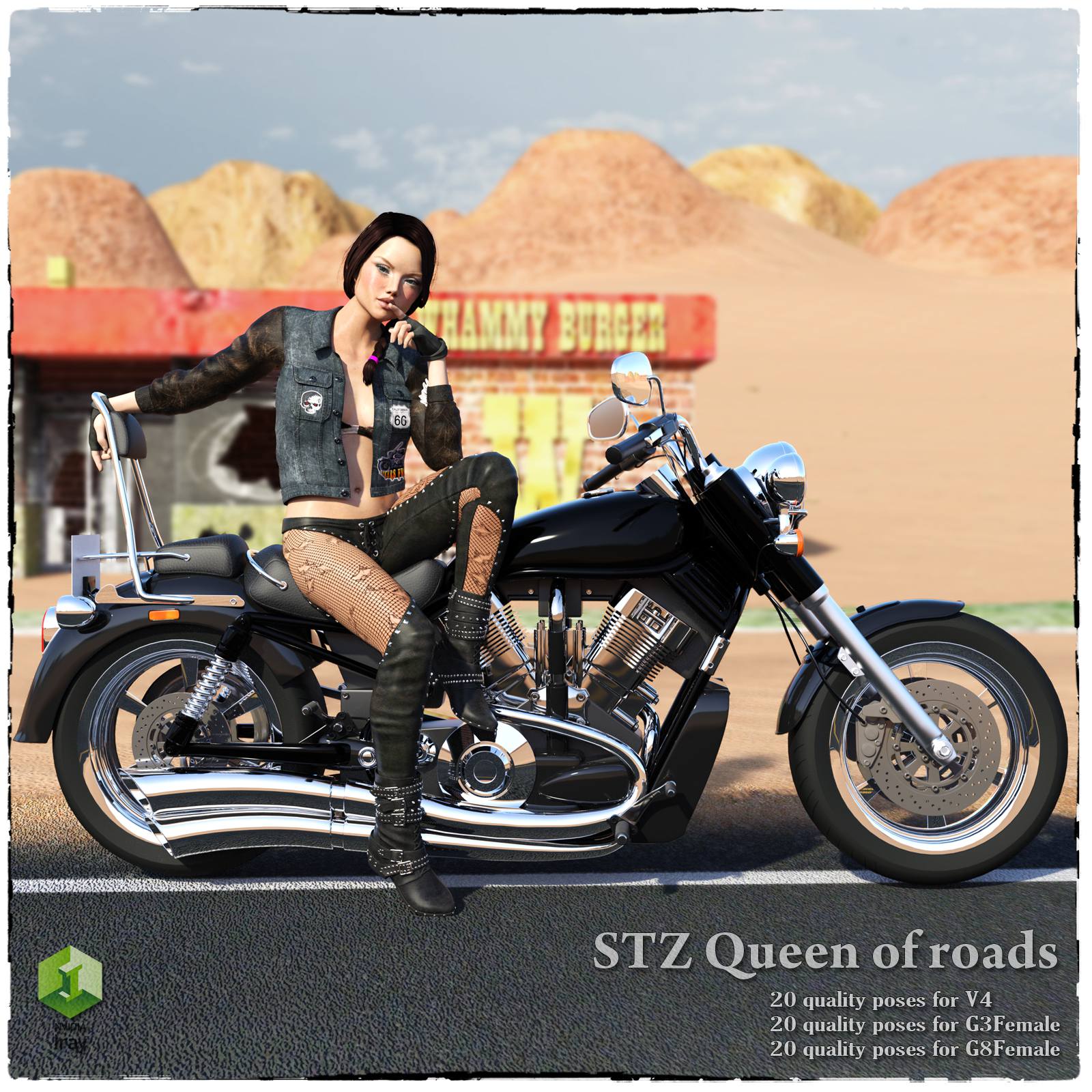 STZ Queen of Roads_DAZ3D下载站