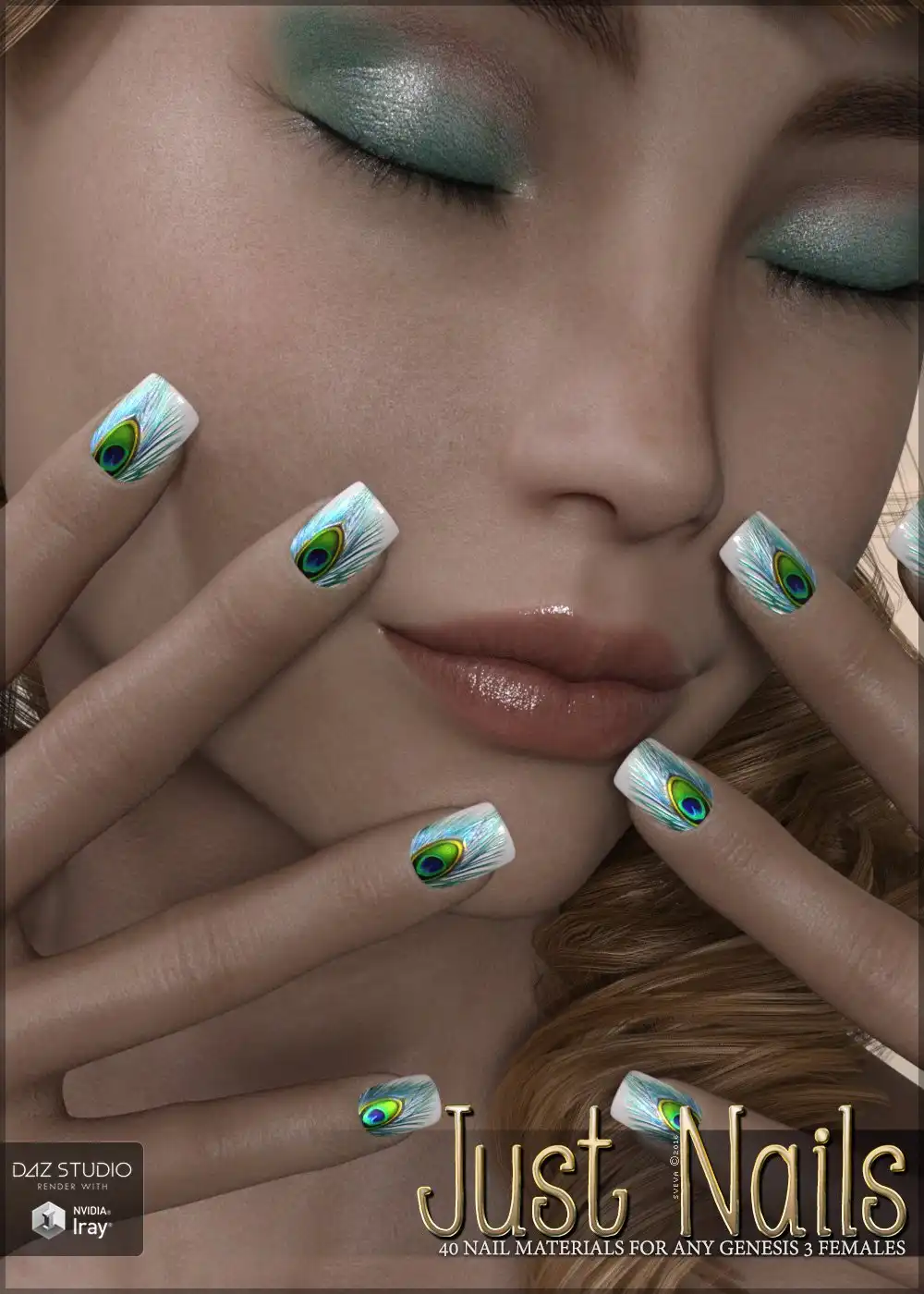 SV’s Just Nails for Genesis 3 Female(s) Iray_DAZ3D下载站