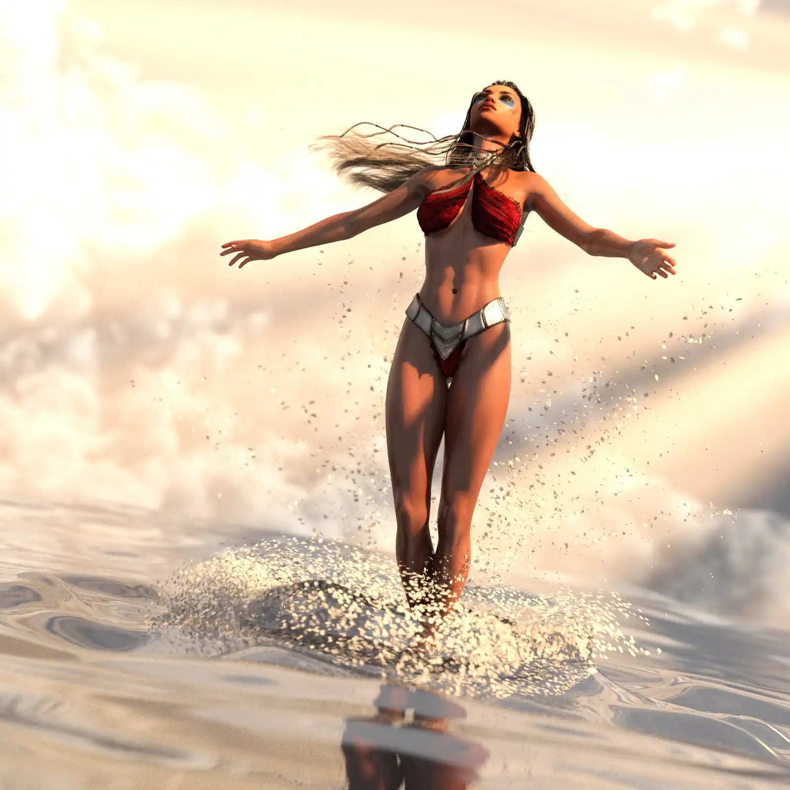 SY Splashing Water Iray_DAZ3D下载站