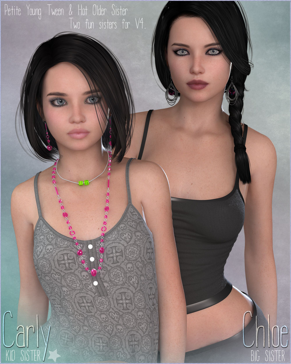 Sabby-Sisters II: Carly & Chloe_DAZ3DDL