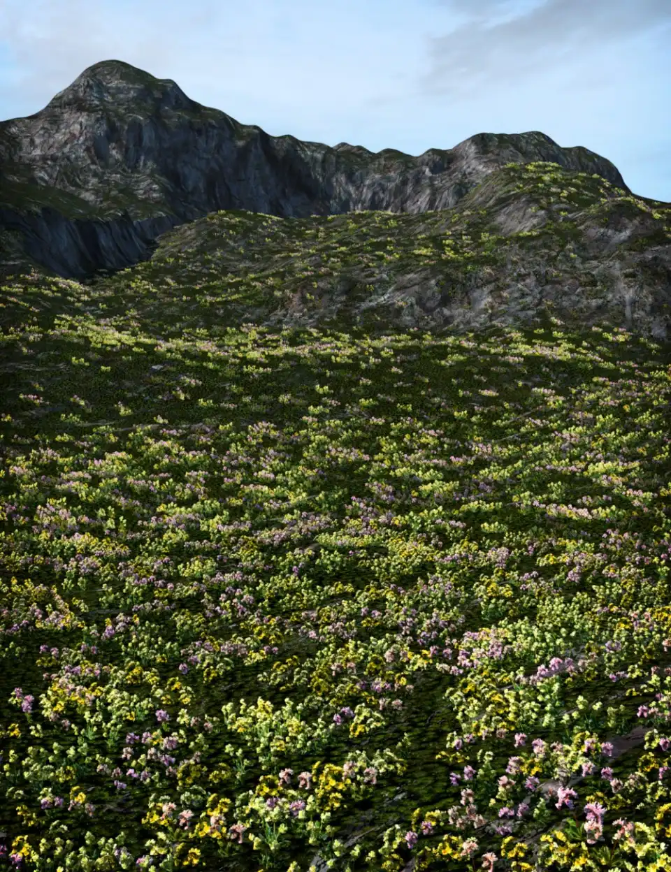 Scattered Plants: Spring Flowers_DAZ3DDL