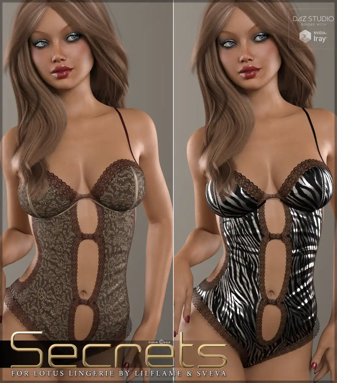 Secrets for Lingerie Lotus_DAZ3DDL