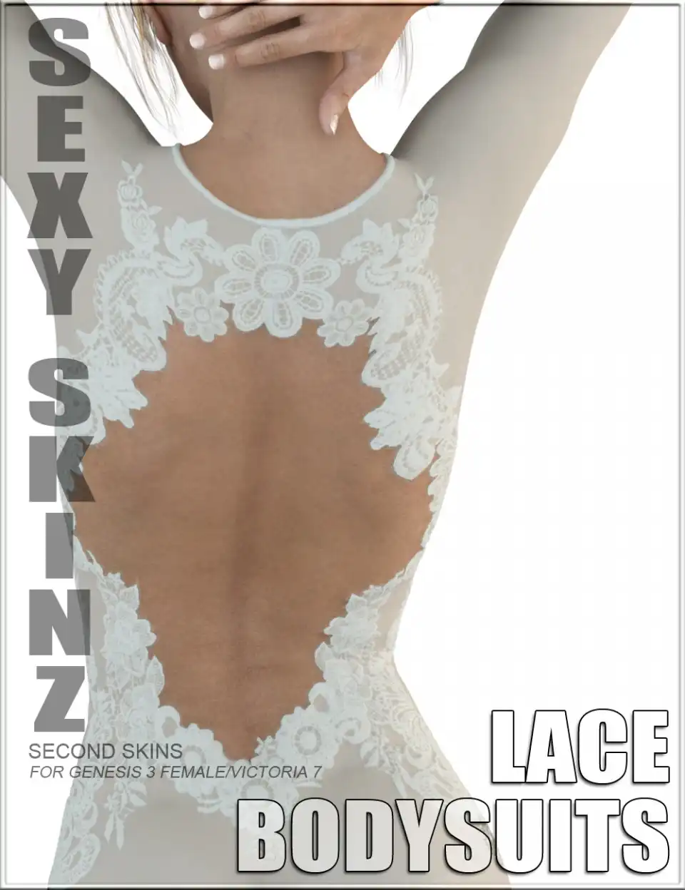 Sexy Skinz – Lace Bodysuits for Genesis 3 Female(s)_DAZ3D下载站