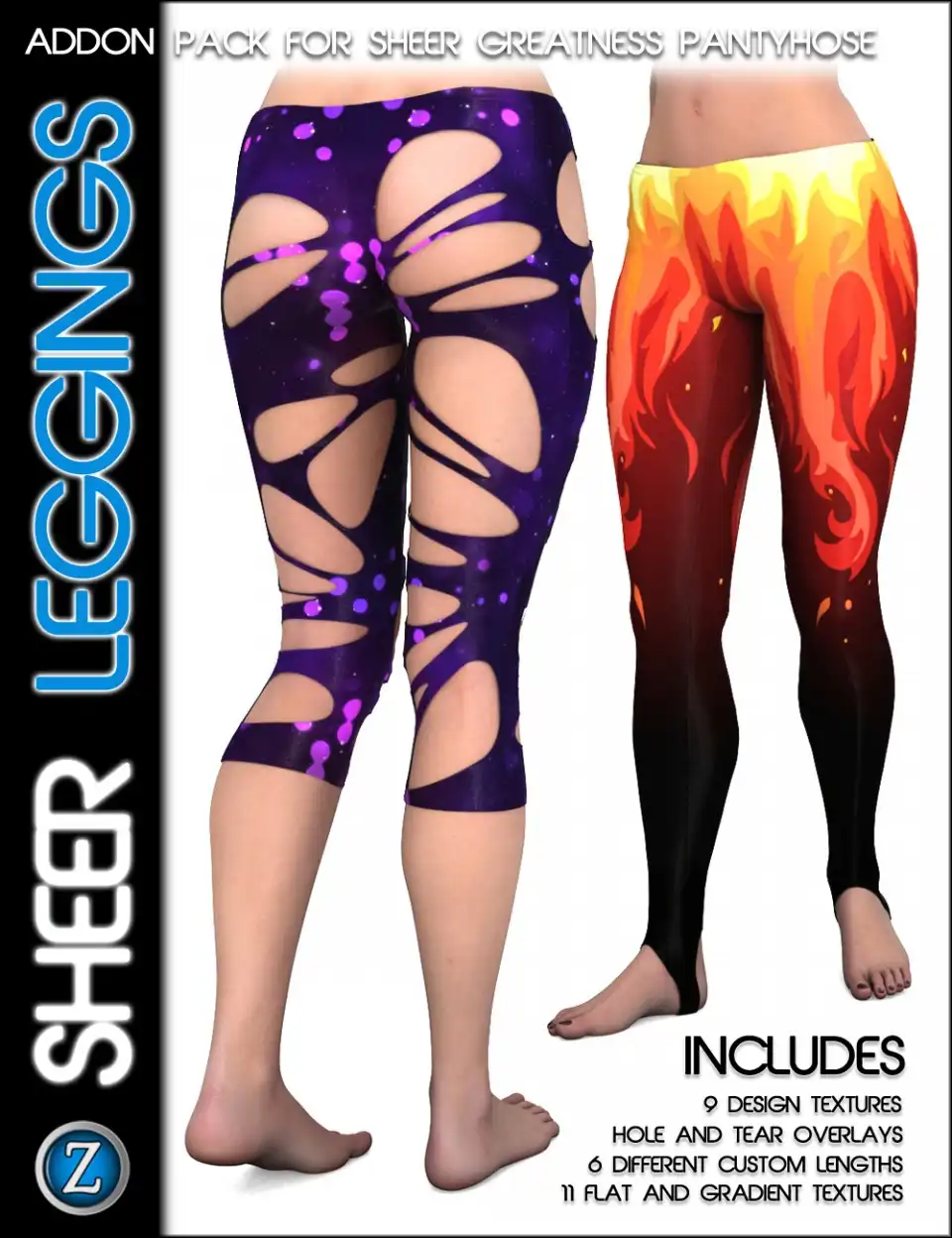 Sheer Leggings for Sheer Greatness_DAZ3DDL