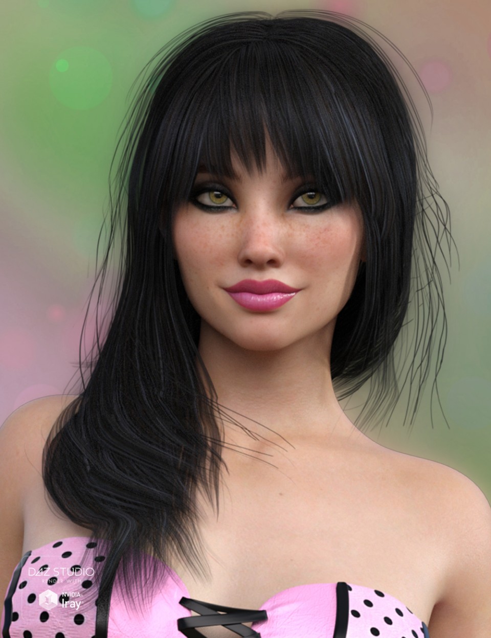Silvie Hair for Genesis 3 Female(s)_DAZ3DDL