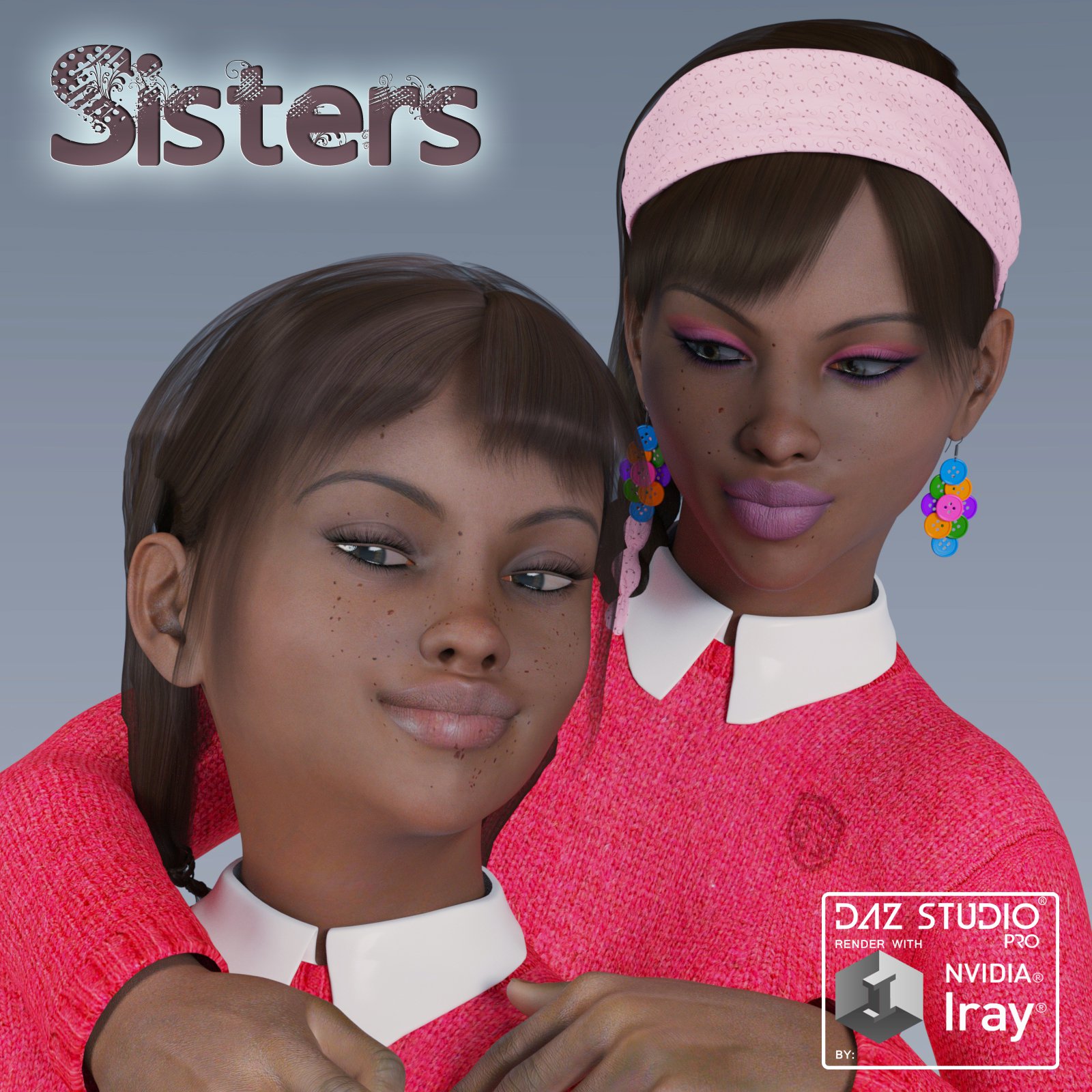 Sisters for G3F_DAZ3DDL