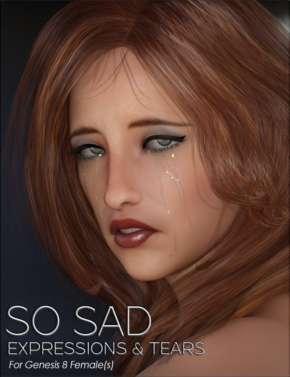 So Sad Expressions & Tears for Genesis 8 Female(s)_DAZ3D下载站