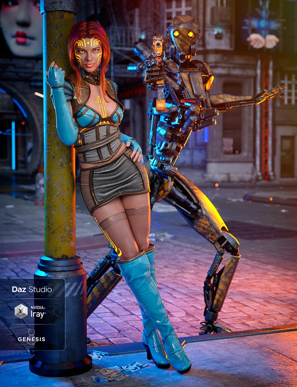 Solaris Outfit for Genesis 8 Female(s)_DAZ3D下载站