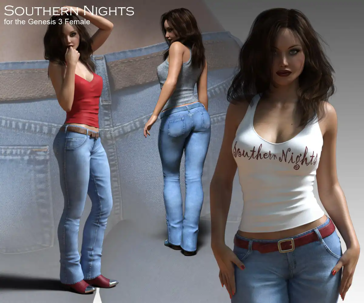 Southern Nights for Genesis 3_DAZ3DDL