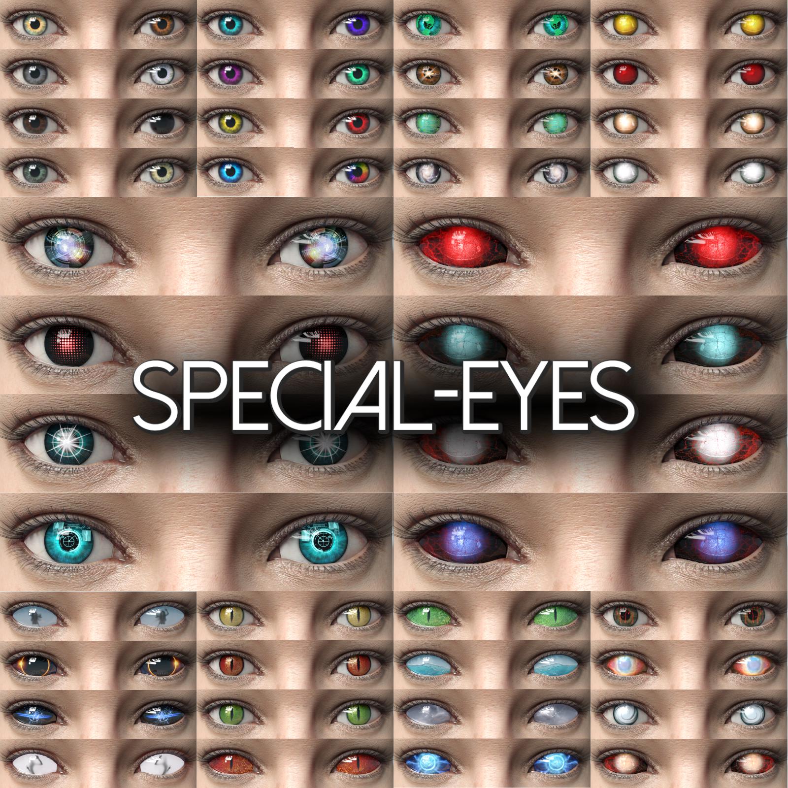 Special-Eyes for Daz Studio Iray_DAZ3D下载站