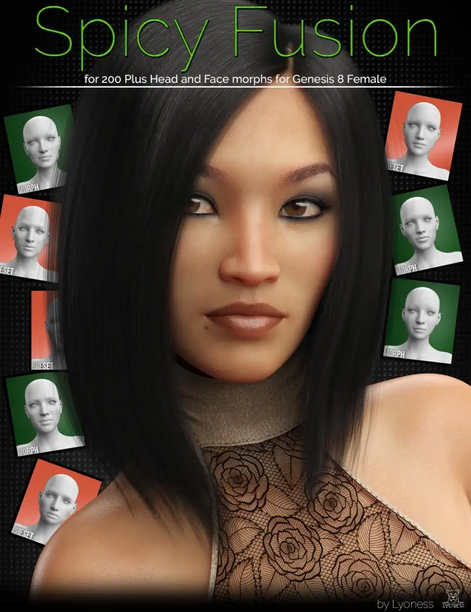 Spicy Fusion for 200 Plus for Genesis 8 Female_DAZ3D下载站