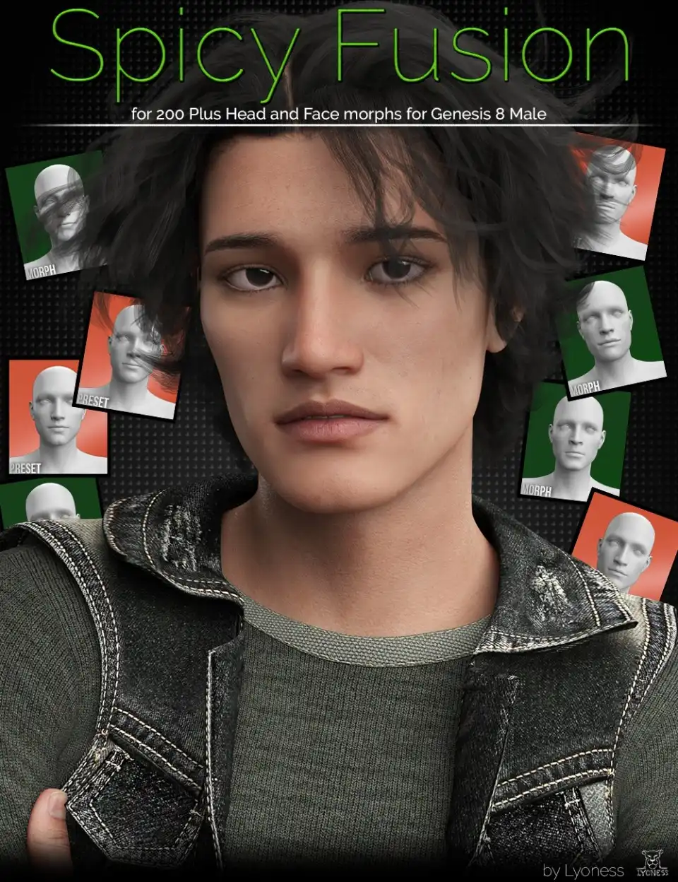 Spicy Fusion for 200 Plus for Genesis 8 Male_DAZ3D下载站