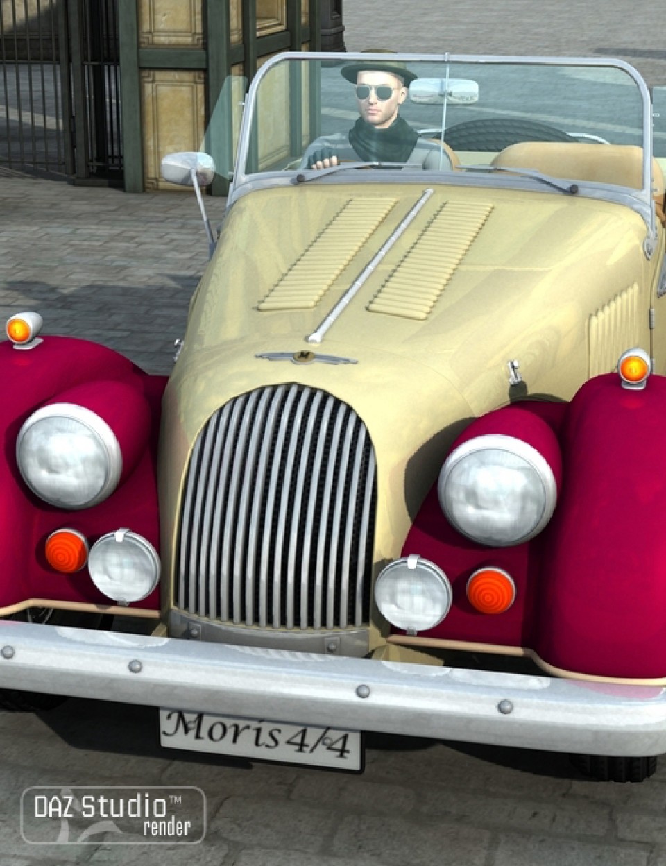 Sports Car Morris 1936_DAZ3DDL