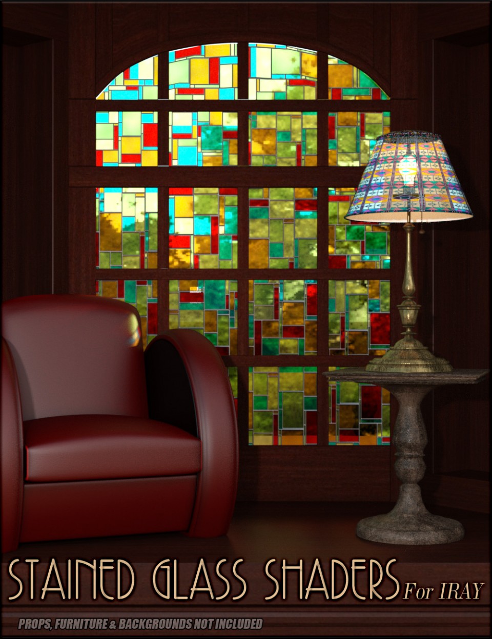 Stained Glass Iray Shaders_DAZ3D下载站