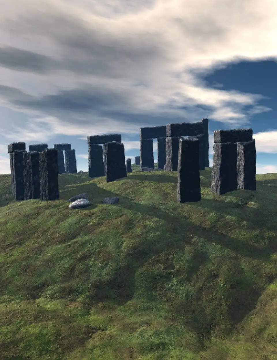Stonehenge and Ruins_DAZ3D下载站