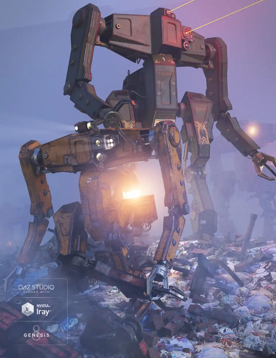 Titan Mecha_DAZ3DDL
