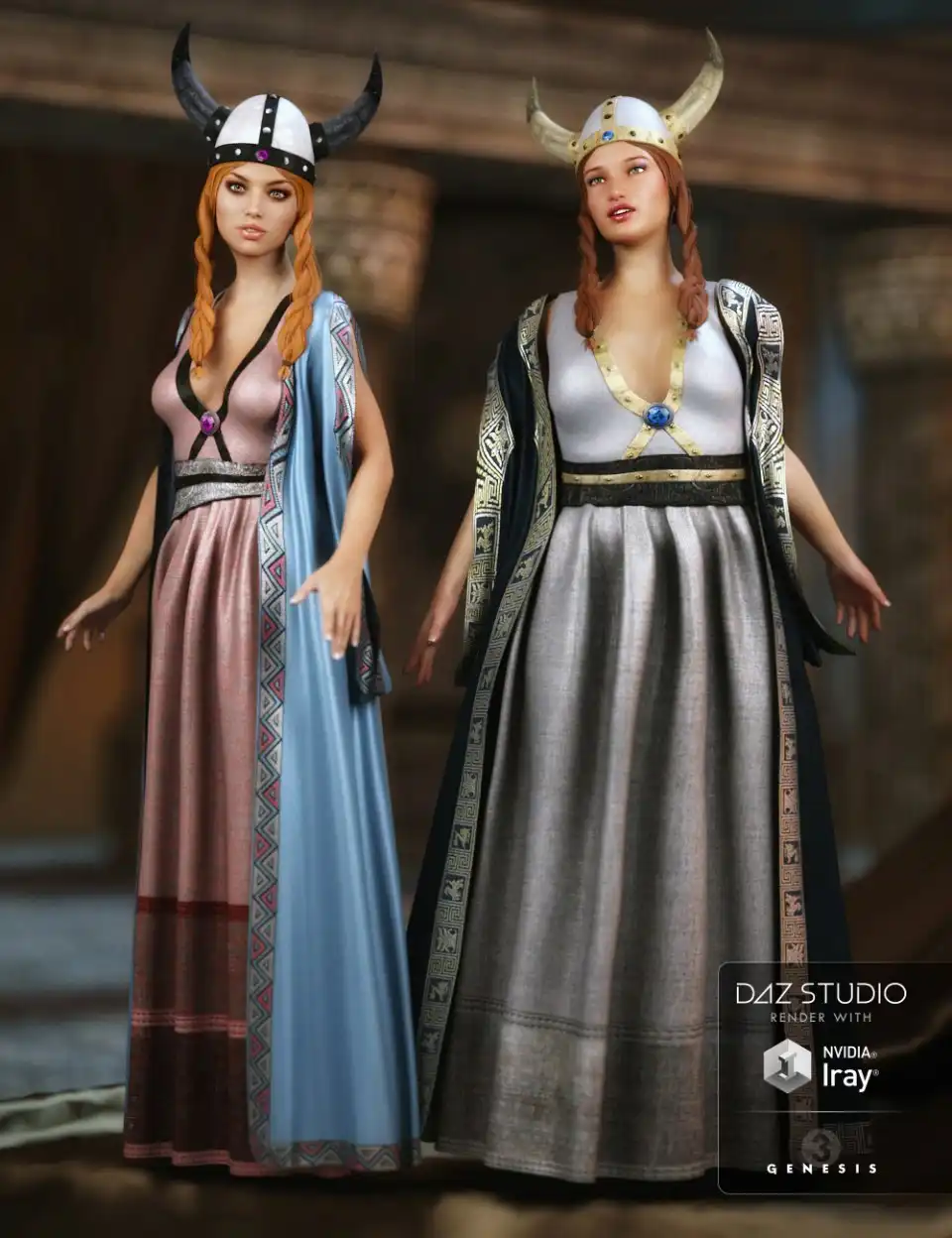 Viking Opera Singer Textures_DAZ3DDL