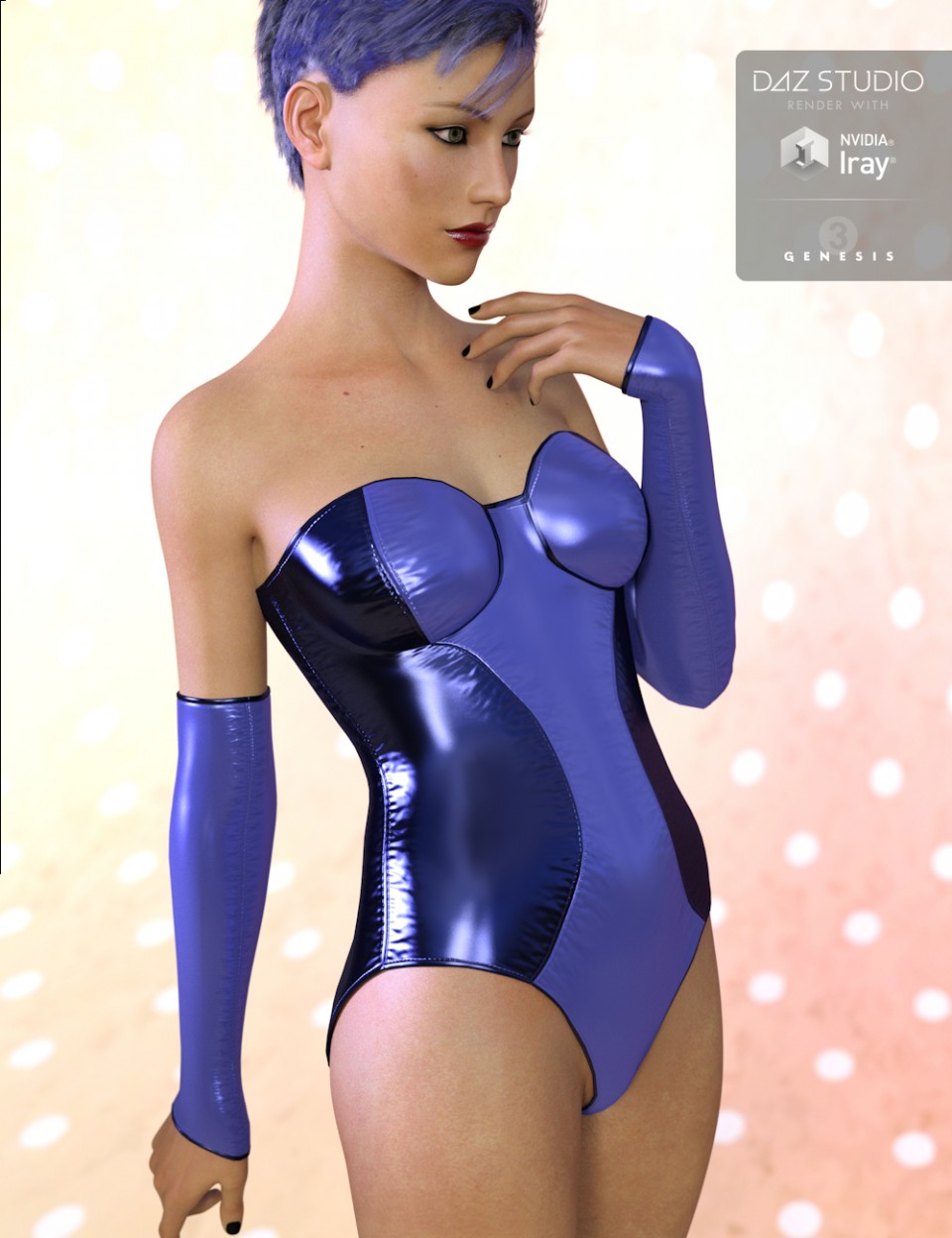 Wicked Viper Outfit for Genesis 3 Female(s)_DAZ3D下载站