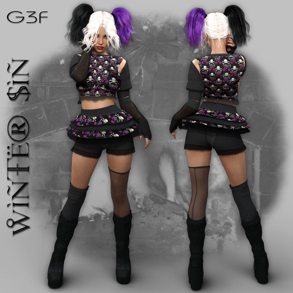 Winter Sin G3F_DAZ3D下载站