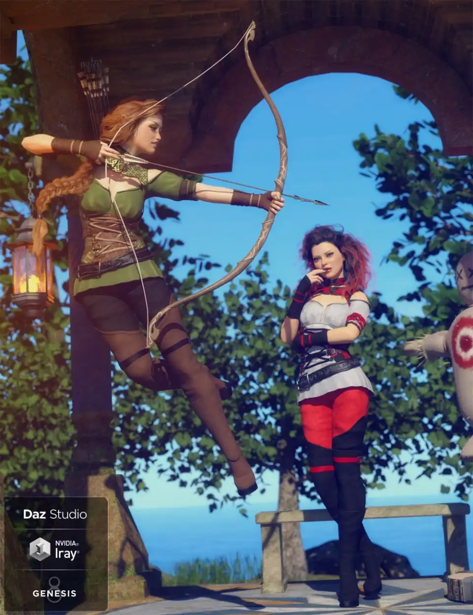 Woodland Rogue Outfit Textures_DAZ3DDL