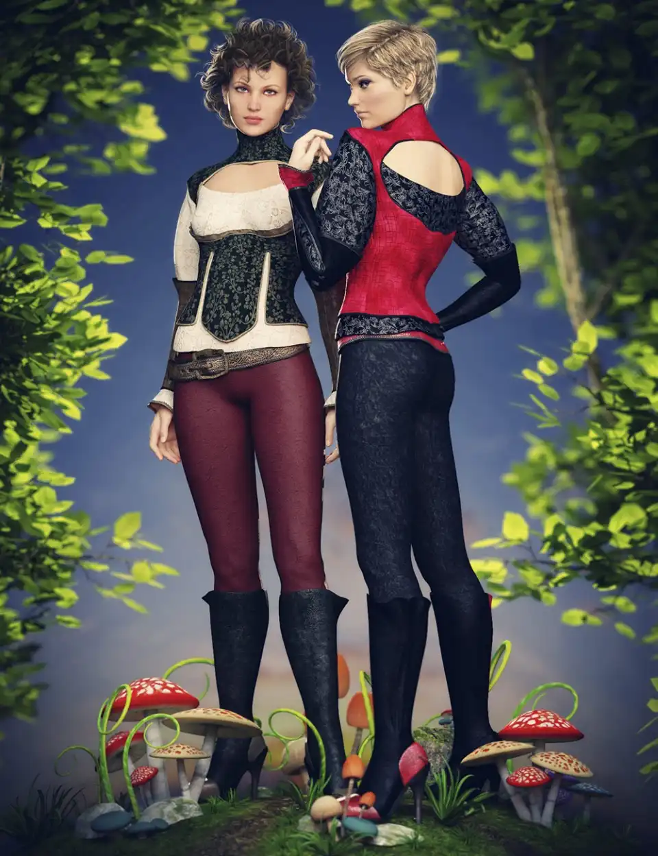 Woodlander Textures_DAZ3D下载站
