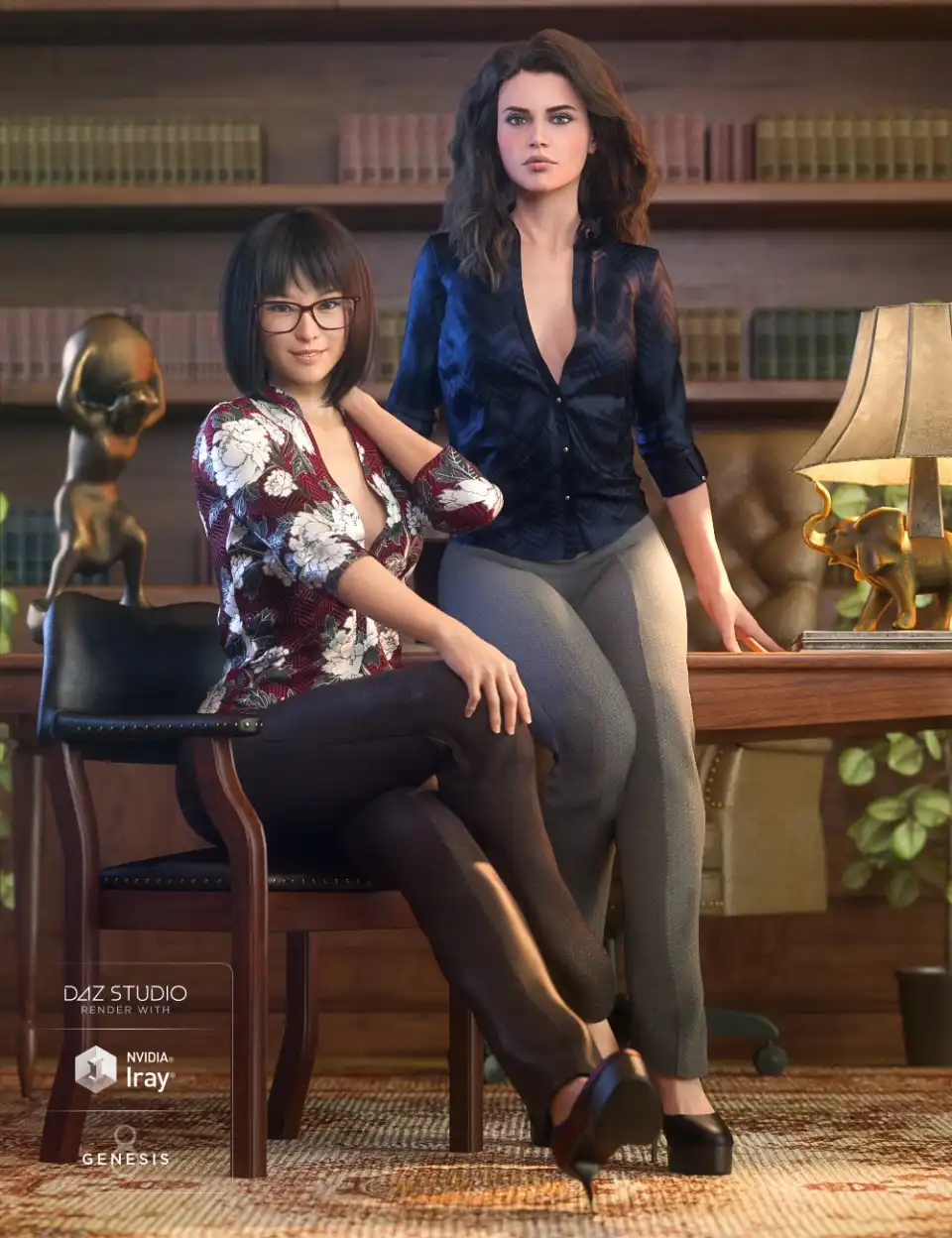Work Day Outfit Textures_DAZ3D下载站