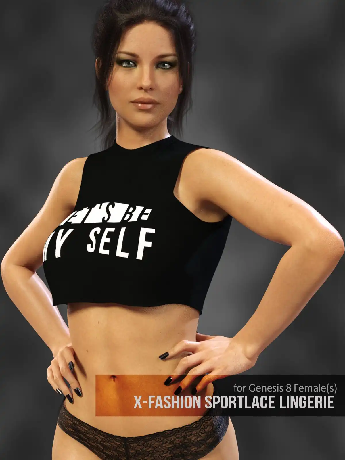 X-Fashion SportLace Lingerie for Genesis 8 Females_DAZ3DDL