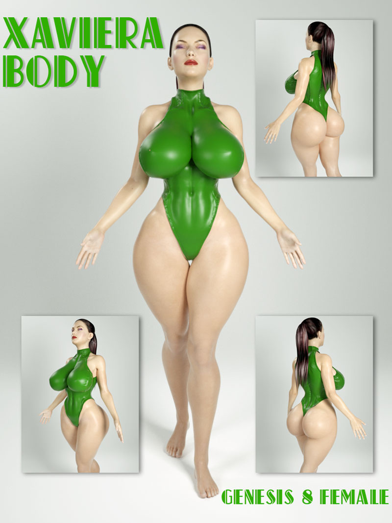 Xaviera Body For Genesis 8 Female_DAZ3D下载站