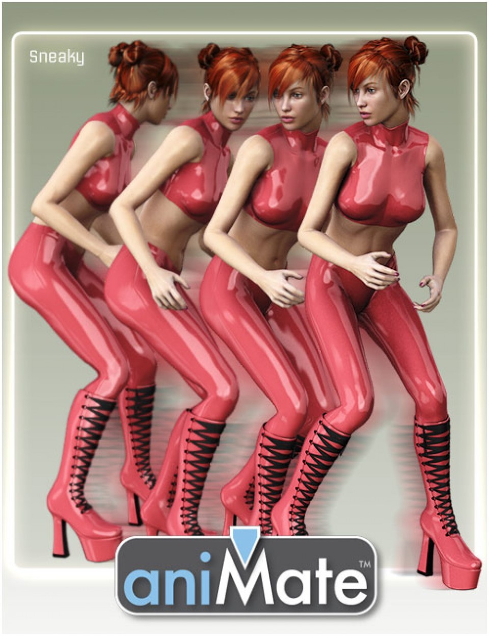 aniMate Walk Styles 1 for Victoria 8_DAZ3D下载站