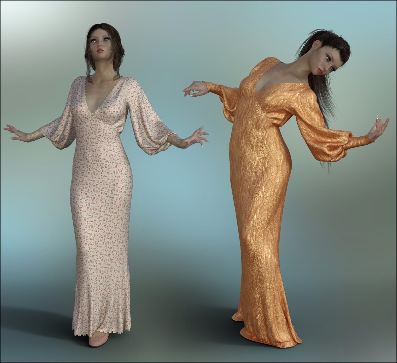 dForce – Abigails Dress for G8F_DAZ3D下载站